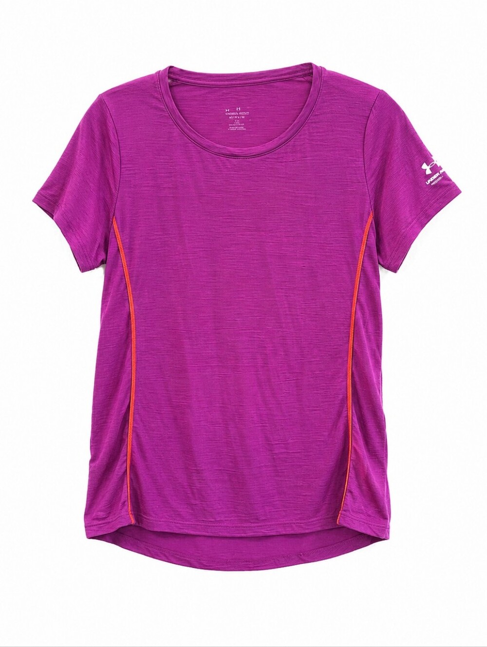 Icebreaker Merino Wool Women's Short Sleeve Athletic T-Shirt Purple Size Medium